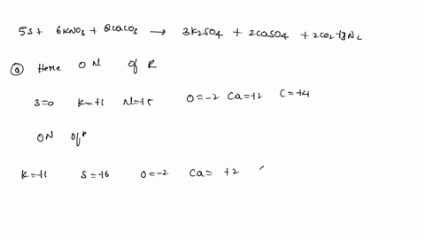 in-the-chemical-reaction-5s-6kno3-2caco3-3k2so4-2caso4-2co2-3n2-which-atom-is-reduced-and-which-one-is-oxidized-what-is-the-oxidizing-agent-the-reducing-agent-how-many-electrons-are-lostgain-25359