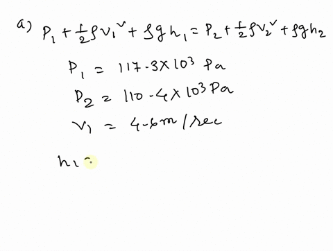 at-a-point-in-a-horizontal-pipelinethe-pressure-of-the-water-flowing-at-a-velocity-of-46-ms-is-1173-kpaa-at-another-point-close-bywhere-the-pipe-has-a-smaller-sectionthe-pressure-is-1104kpaa-46492