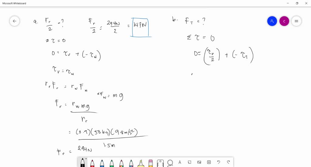 (a) What force should the woman in Figure 9.46 exert … SolvedLib