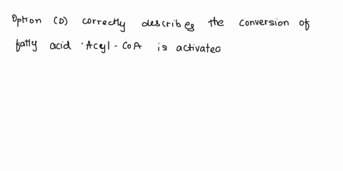 which-one-of-the-following-series-correctly-describes-the-conversion-of-a-fatty-acid-co-camitine-shuttle-activation-acyl-coa-p-oxidation-citric-acid-cycle-activation-acyl-coa-camnitine-shutt-50333