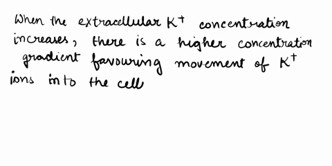 predict-question-predict-what-will-happen-to-the-resting-membrane-potential-ifthe-extracellular-k-concentration-is-increased-the-resting-membrane-potentia-will-become-more-negative-the-resti-75718