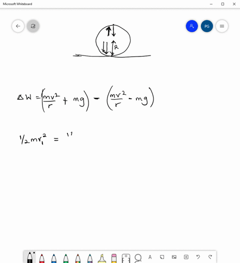 show-that-on-a-roller-coaster-with-a-circular-vertical-loop-fig-43-the-difference-in-your-apparent-weight-at-the-top-of-the-loop-and-the-bottom-of-the-loop-is-6-gprime-s-that-is-six-times-your-weight-