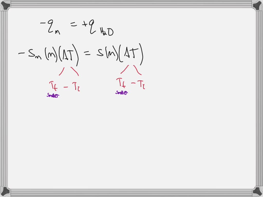 SOLVED One of the common sources of error in the determination of the specific heat capacity of