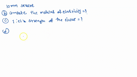 a-10-mm-square-tendon-tissue-specimen-was-pulled-in-tension-as-shown-below-a-plot-the-data-as-stress-versus-strain-lowd-longt-6-compute-the-modulus-of-elasticity-50s00-50851-50902-5095-70-c-50501
