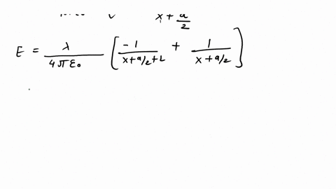 two-thin-rods-of-length-l-lie-along-the-x-axis_-one-between-x-a2-and-x-a2-l-and-the-other-between-1-a2-and-1-a2-l-each-rod-has-positive-charge-q-distributed-uniformly-along-its-length-a-calc-53525