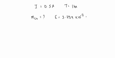 exercise-calculate-the-mass-of-copper-metal-deposited-on-the-cathode-electrode-when-a-current-of-05-amperes-passed-through-in-electrolyte-solution-of-cuso4-for-one-hour-time-data-electrochem-73667