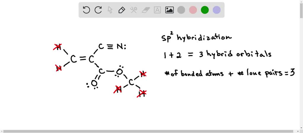 SOLVED: How many atoms in the following structure are sp2 hybridized ...
