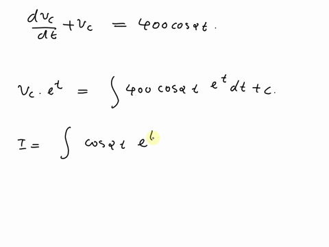 an-rc-circuit-has-an-emf-given-in-volts-by-400cos2t-a-resistance-of-100-ohms-and-a-capacitance-of-10-2-farad-initially-there-is-no-charge-on-the-capacitor-find-the-current-in-the-circuit-at-14062