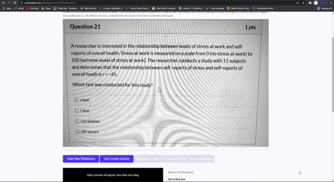 question-21-1pts-aresearcher-is-interested-in-the-relationship-between-levels-of-stress-at-work-and-self-reports-of-overall-health-stress-at-work-is-measured-on-scale-from-0-no-stress-at-wor-82702