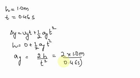 a-ball-is-dropped-from-a-height-of-10-m-an-observer-recorded-046-s-as-the-time-of-fall-what-is-the-experimental-value-of-the-balls-acceleration-a-98-ms2-b95-ms2-c-43-ms2-d-22-ms2-what-is-the-18486