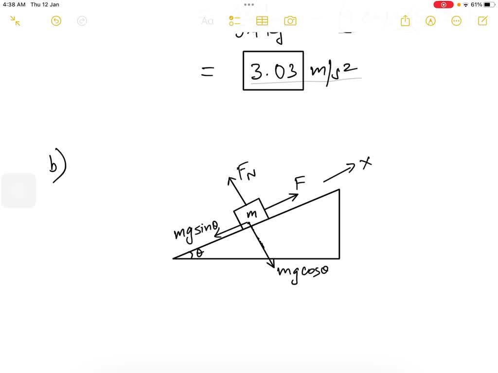 SOLVED: The figure below shows a box with mass m 5.7 kg pulled up ...