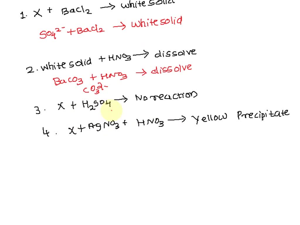 Solved Doc Inmaking Has A Different Unknown Salt Containing One Of The Nine Anions Used In This 5513