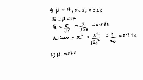 suppose-that-we-will-take-a-random-sample-of-size-n-from-a-population-having-mean-and-standard-deviation-for-each-of-the-following-situations-find-the-mean-variance-and-standard-deviation-of-09682