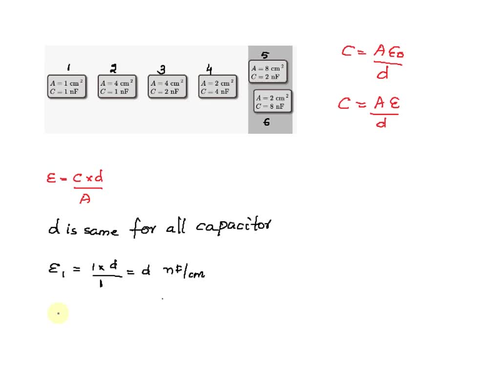 SOLVED Six parallelplate capacitors of identical plate separation