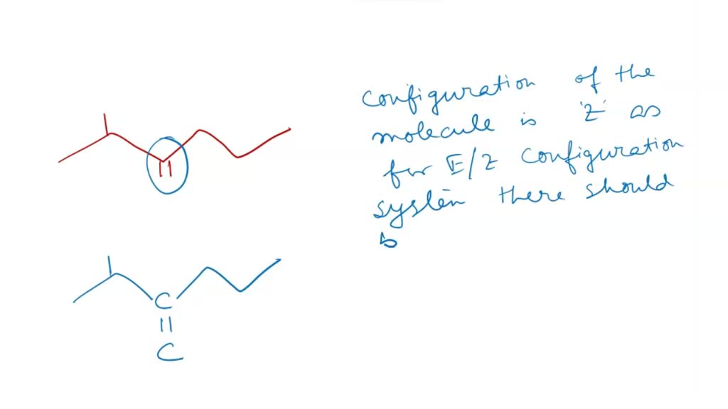 SOLVED: The configuration of the molecule below is: E 2 Neither E nor Z