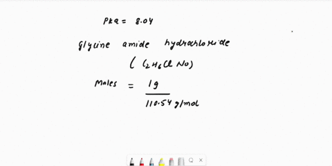 find-the-ph-of-a-solution-prepared-by-dissolving-100-g-of-glycine-amide-hydrochloride-fm-11054pka804plus-100g-of-glycine-amide-in-0100-lglycine-amidecheno-fm-74086pts-76963