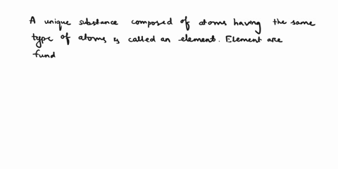 what-is-a-unique-substance-composed-of-atoms-having-the-same-atoms-13678