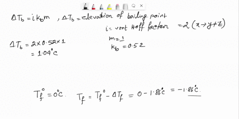 a-non-volatile-solute-x-completely-dimerizes-in-water-if-the-temperature-is-below-372circ-mathrmc-an-99623