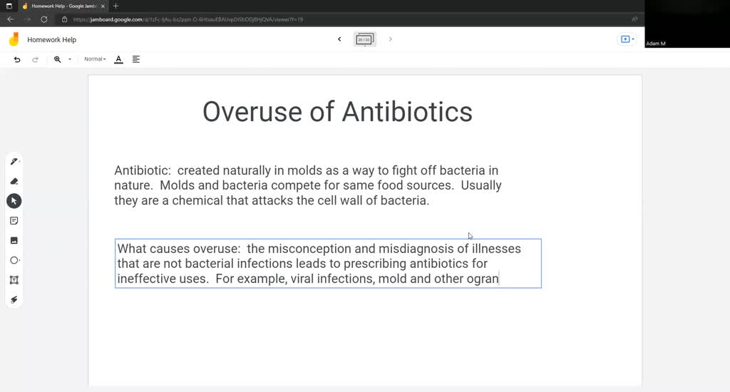 SOLVED Find out why antibiotics should not be overused. Prepare a
