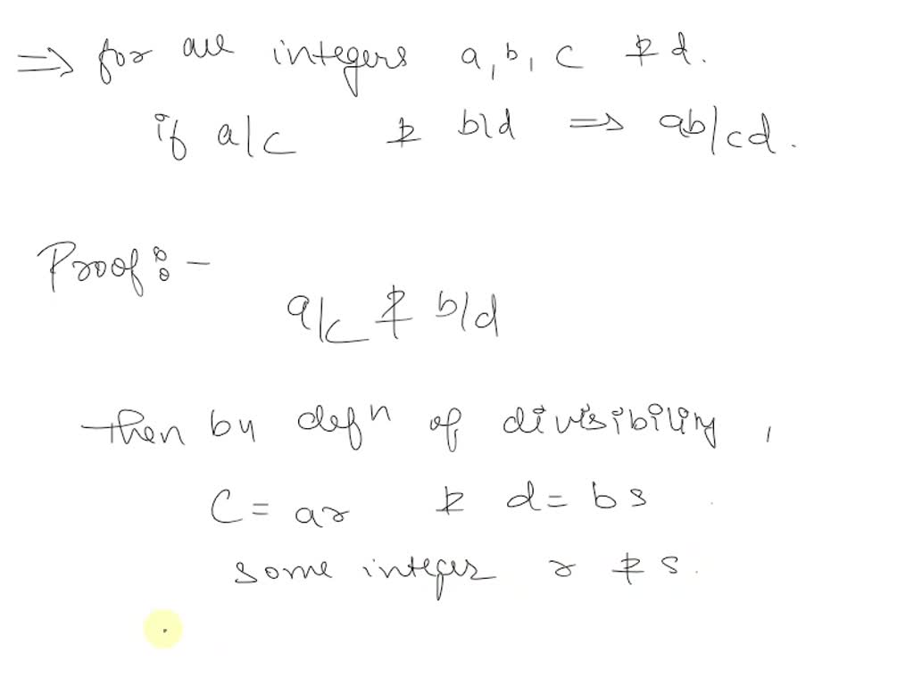 SOLVED: Prove The Following Statement Directly From The Definition Of ...