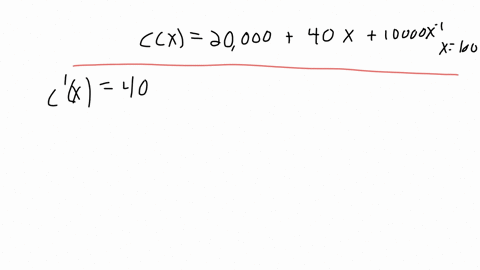 for-the-cost-function-find-the-marginal-cost-at-the-given-production-level-x-state-the-units-of-measurement