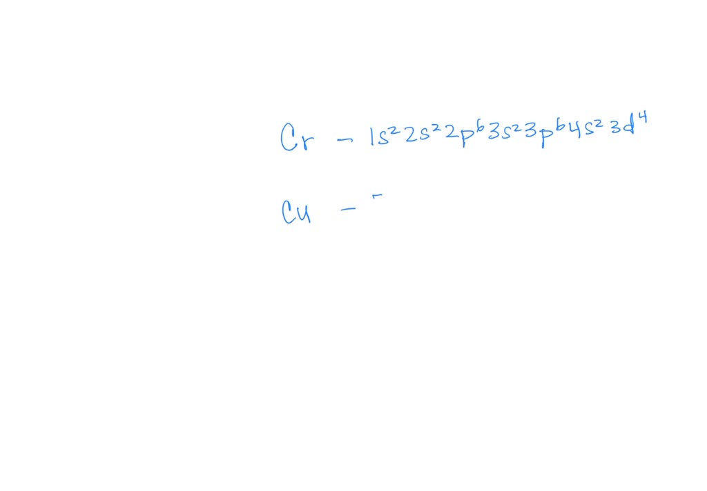 SOLVED Using SPECTROSCOPIC notation write the complete electron configuration for the chromium