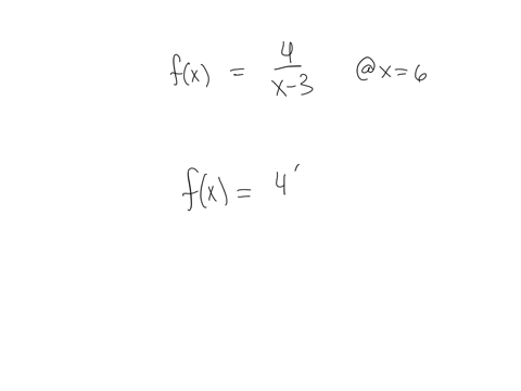 slope-of-the-tangent-to-fx-at-x6-given-the-function-fx4x-3