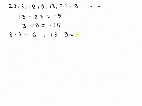 what-number-follows-in-the-series-23-3-18-9-13-27-8