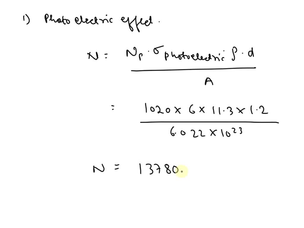 SOLVED '4 narrow beam containing 1020 photons at 6 MeV impinges