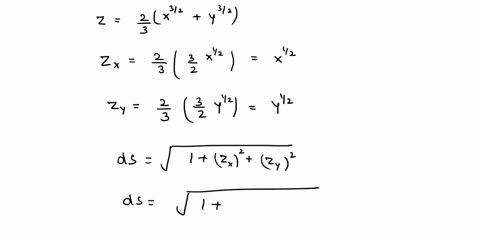 evaluate-the-surface-integral-s-y-ds-s-is-the-surface-z-2-3-x32-y32-0-x-5-0-y-4-85542
