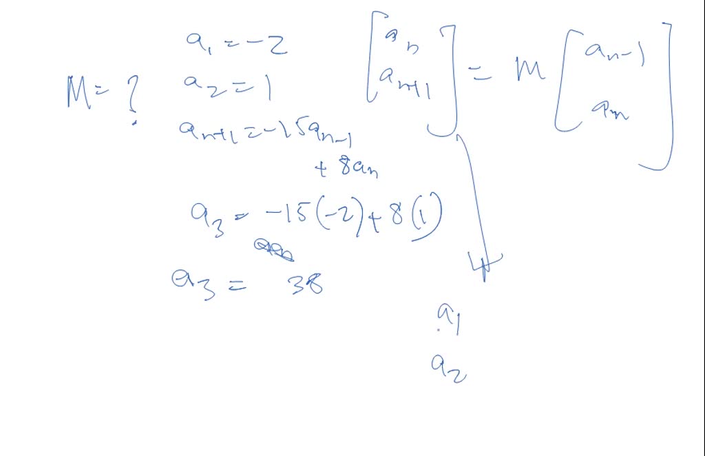 SOLVED: pt) Consider the sequence defined recursively by @1 I| az 1 ...