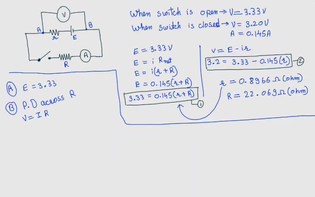 SOLVED: Batteries Are Not Perfect. They Can't Deliver Infinite Current ...