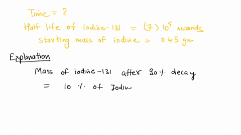iodine-131-a-radioactive-isotope-of-iodine-is-used-medicinally-as-a-radiotracer-for-the-diagnosis-and-treatment-of-illnesses-associated-with-the-thyroid-gland-the-half-life-of-iodine-131-is-99625
