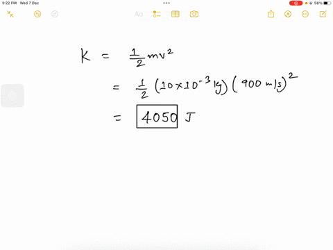 5a-100-g-bullet-traveling-at-a-velocity-of-900-ms-hits-and-is-embedded-200-cm-into-a-large-piece-of-oak-wood-that-is-fixed-at-rest-what-is-the-kinetic-energy-of-the-bullet-what-is-the-averag-88562