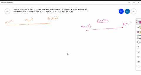 point-a-is-located-at-2-2-and-point-m-is-located-at-1-0-if-point-m-is-the-midpoint-of-find-the-location-of-point-b-a05-1-b4-2-c-5-4-d-1-1-43397