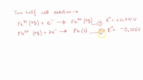 given-the-following-two-half-reactions-write-the-overall-reaction-in-the-direction-in-which-it-is-spontaneous-a-working-voltaic-cell-and-calculate-the-standard-cell-potential-note-only-one-a-73877
