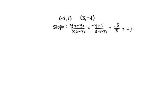 14-given-the-points-21-and-3-4-a-find-the-slope-of-the-line-through-the-points-b-write-an-equation-in-point-slope-form-of-the-through-the-points-c-convert-the-equation-to-slope-intercept-for-62449