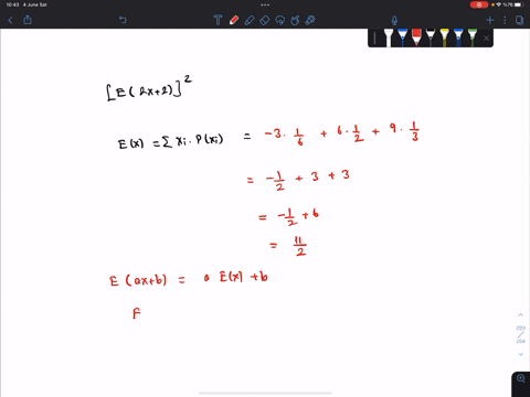 let-x-be-a-random-variable-with-the-following-probability-distribution-3-6-9-fbx-16-102-13-find-e2x-2-2-3-points-0-242-232-248-234-82139