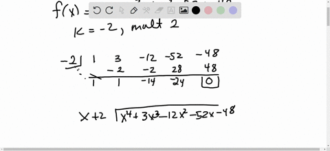 factor-fx-into-linear-factors-given-that-k-is-a-zero-of-fx-fx-x-3x3-12x2-52x-48-k-2-multiplicity-2-completely-factored-form-fx-factor-completely-86981