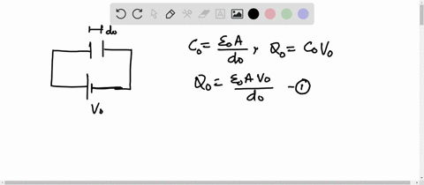 a-parallel-plate-capacitor-is-connected-to-battery-and-becomes-fully-charged-if-the-battery-then-removed-and-the-distance-between-the-plates-is-halved-what-happens-to-the-voltage-between-the-37823