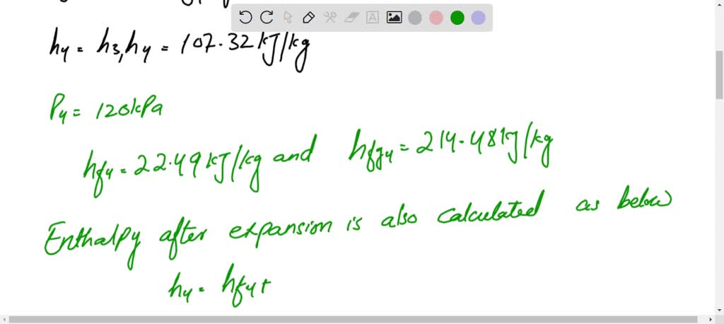 Solved An Ideal Vapor Compression Refrigeration Cycle Uses R A As Refrigerant The Cycle