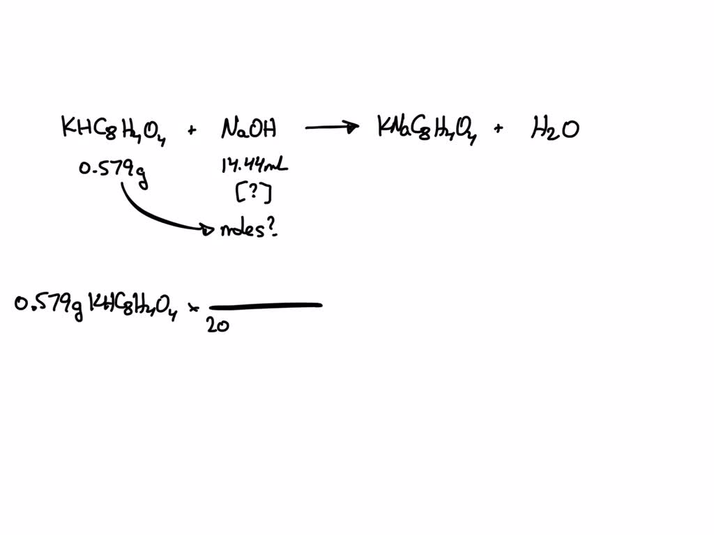 Solved A Solution Of Sodium Hydroxide Naoh Was Standardized Against