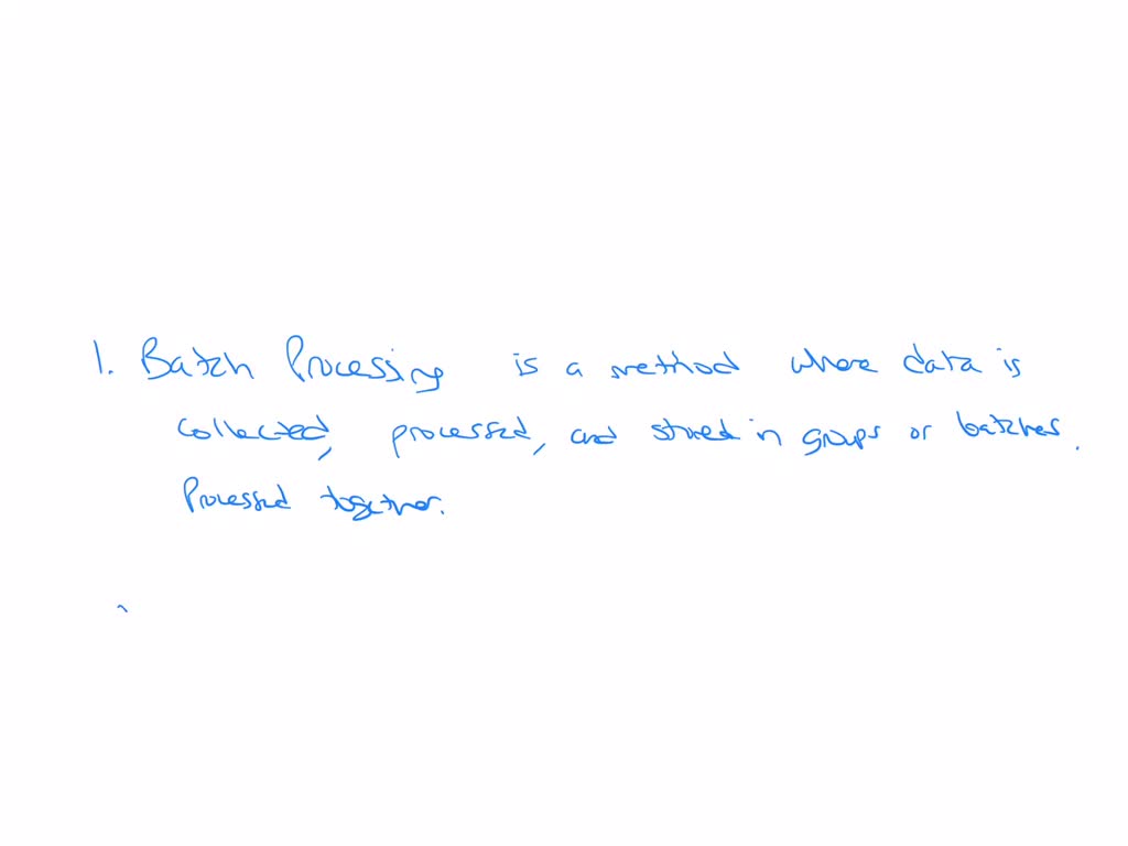 SOLVED: 1.4 Outline the process of input, processing, and output in ...