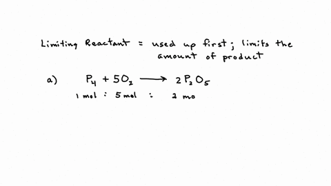 P4 O2 65 when solid phosphorus p4 reacts with oxygen gas di...