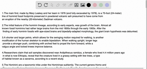 1-who-discovered-the-foot-prints-of-australopithecus-afarensis-and-how-old-were-the-prints-2-before-the-discovery-of-a-afarensis-what-was-the-prevailing-idea-about-sequence-of-evolution-of-b-09708