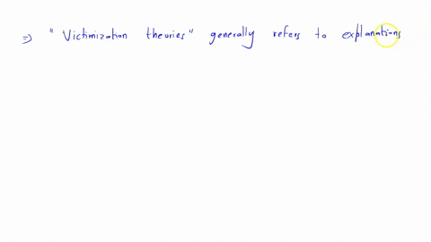 victimisation-theories