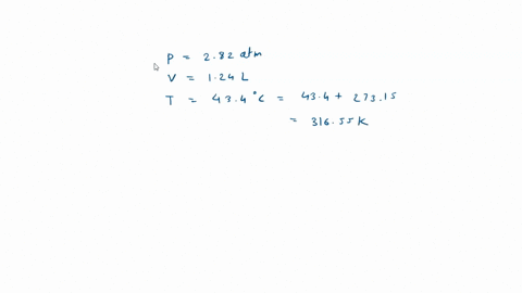 5-using-the-ideal-gas-equation-determine-the-number-of-moles-present-in-a-gas-if-it-has-a-pressure-of-282-atm-a-volume-of-124-l-and-a-temperature-of-434-oc-enter-your-answer-in-standard-nota-28937