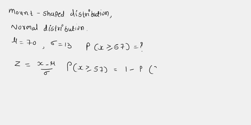 SOLVED: A distribution of measurements is relatively mound-shaped with ...