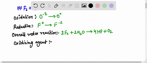 write-half-oxidation-reduction-reactions-balance-the-equation-and-identify-the-oxidizing-and-reducing-agents-for-each-of-the-following-redox-equations-a-f2-hz0-02-f-in-basic-solution-oxidati-05586