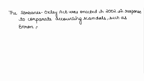 which-of-the-following-statements-is-true-regarding-the-regulation-of-ethics-in-accounting-a-the-private-sector-proposed-the-sarbanes-oxley-act-as-a-way-to-regulate-competition-within-indust-45156